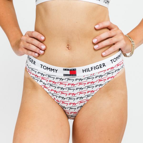 Tommy Hilfiger Bikini Pride bílé / červené / černé