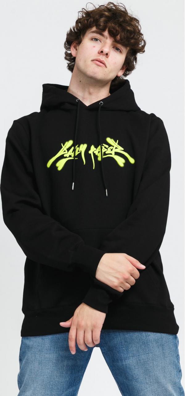 Daily Paper yell Hoodie černá
