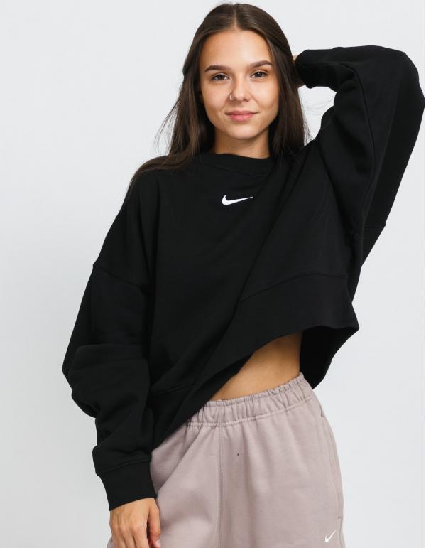 Nike W NSW Essential CCTN Fleece OS černá