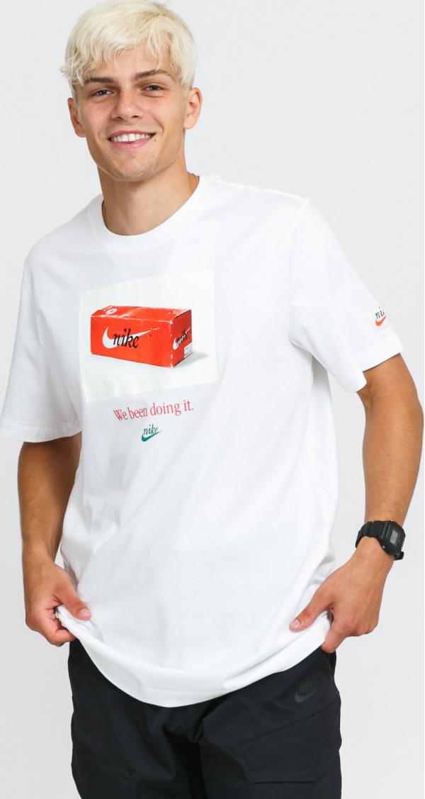 Nike M NSW Tee Swoosh 50 Photo bílé