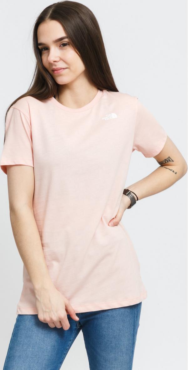 The North Face W SS imple Dome Tee světle růžové