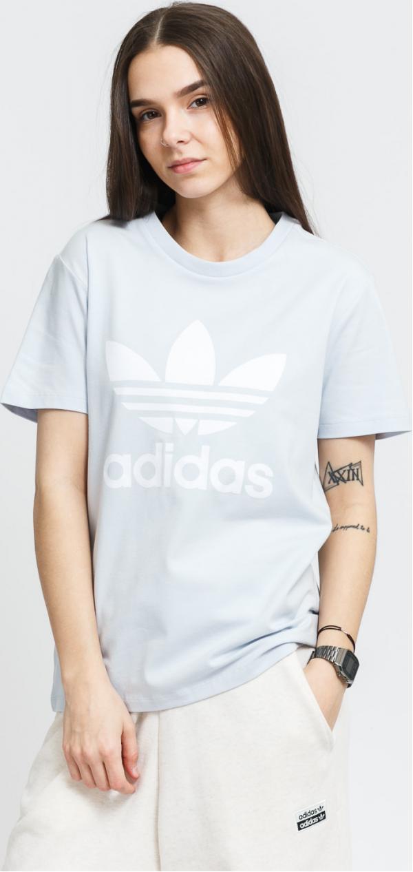 adidas Originals Trefoil Tee světle modré