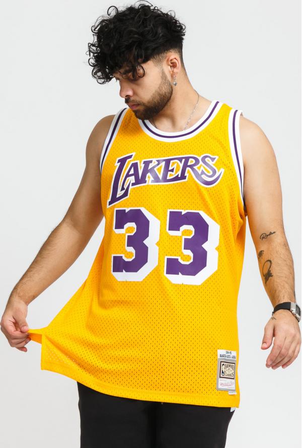 Mitchell & Ness Swingman Jersey LA Lakers Kareem Abdul-Jabbar "33 žlutý