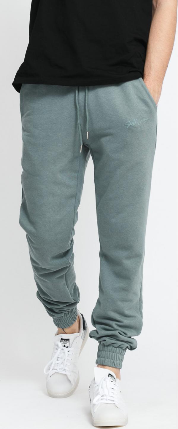 Sixth June Signature Velvet ogo Pant olivové