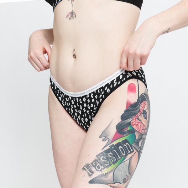 Calvin Klein CK ONE 2Pack Bikini černé / bílé