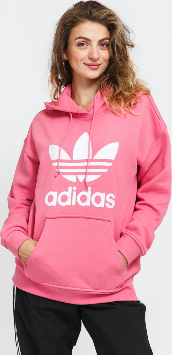 adidas Originals Trefoil Hoodie růžová