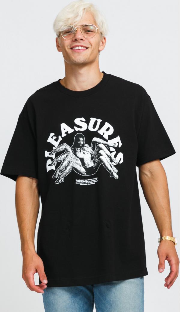 PLEASURES Logic Tee černé