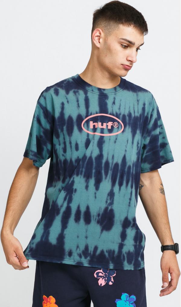 HUF SD Tiedye T-Shirt navy / zelené