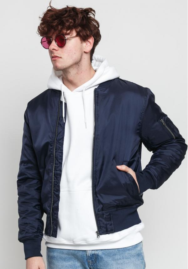 Urban Classics Basic Bomber Jacket navy