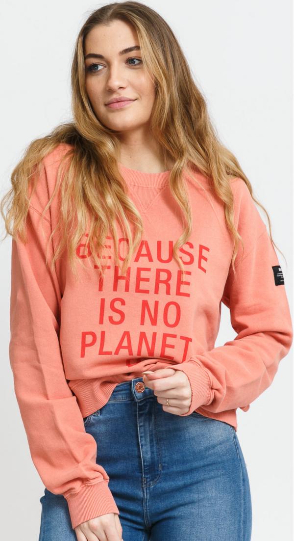 Ecoalf W Because weatshirt oranžová