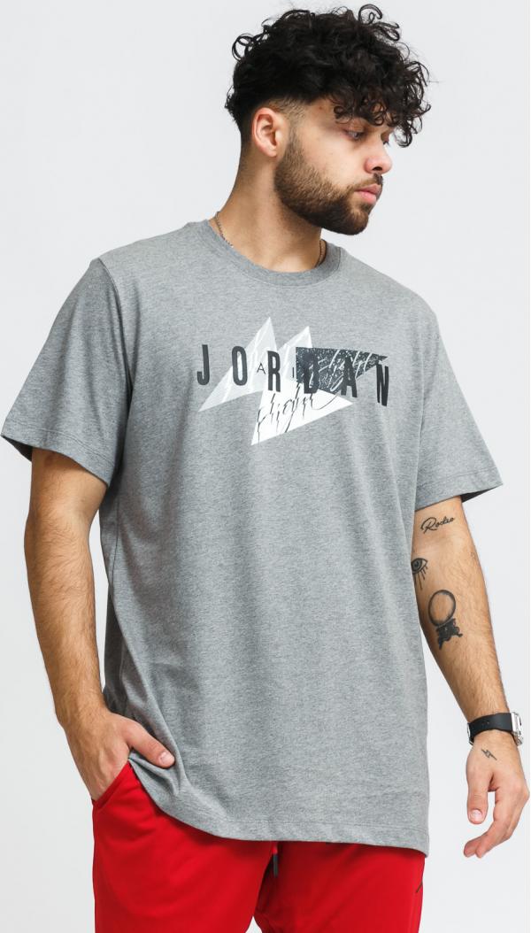 Jordan  J Jumpman Air SS Crew melange šedé