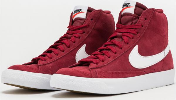 Nike Blazer Mid '77 Suede (GS) team red / white - team red - black