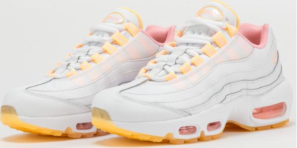 Nike W Air Max 95 white / arctic punch - melon tint