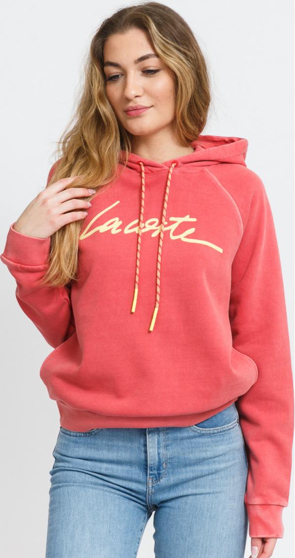 ACOSTE W Crater Hoodie světle červená