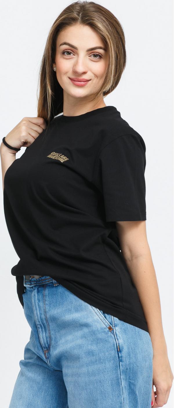 Girls Are Awesome All Day Tee černé