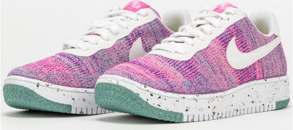 Nike W Air Force 1 Crater Flyknit fuchsia glow / white - pink blast