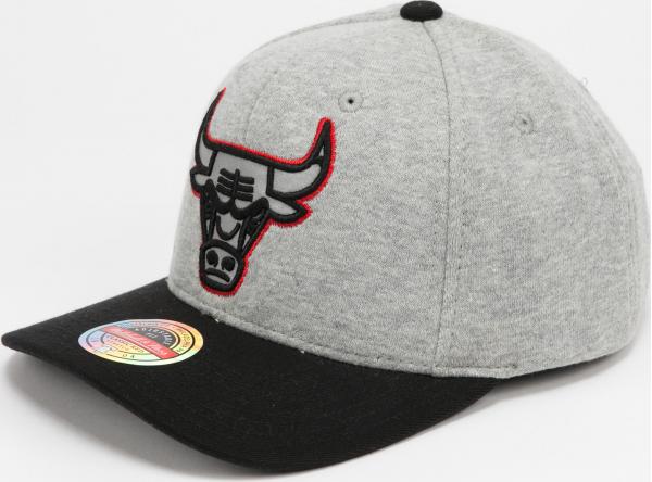 Mitchell & Ness NBA 186 Redline Snapback Chicago Bulls melange šedá / černá