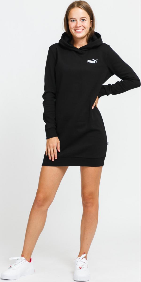 Puma Essential Hooded Dress černé