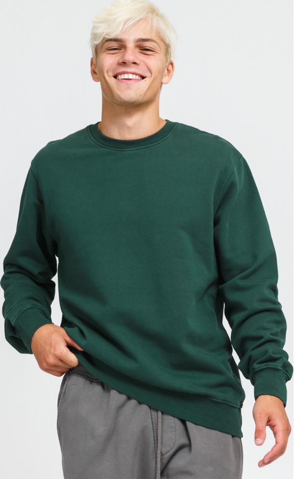 Colorful Standard Classic Organic Crew tmavě zelená