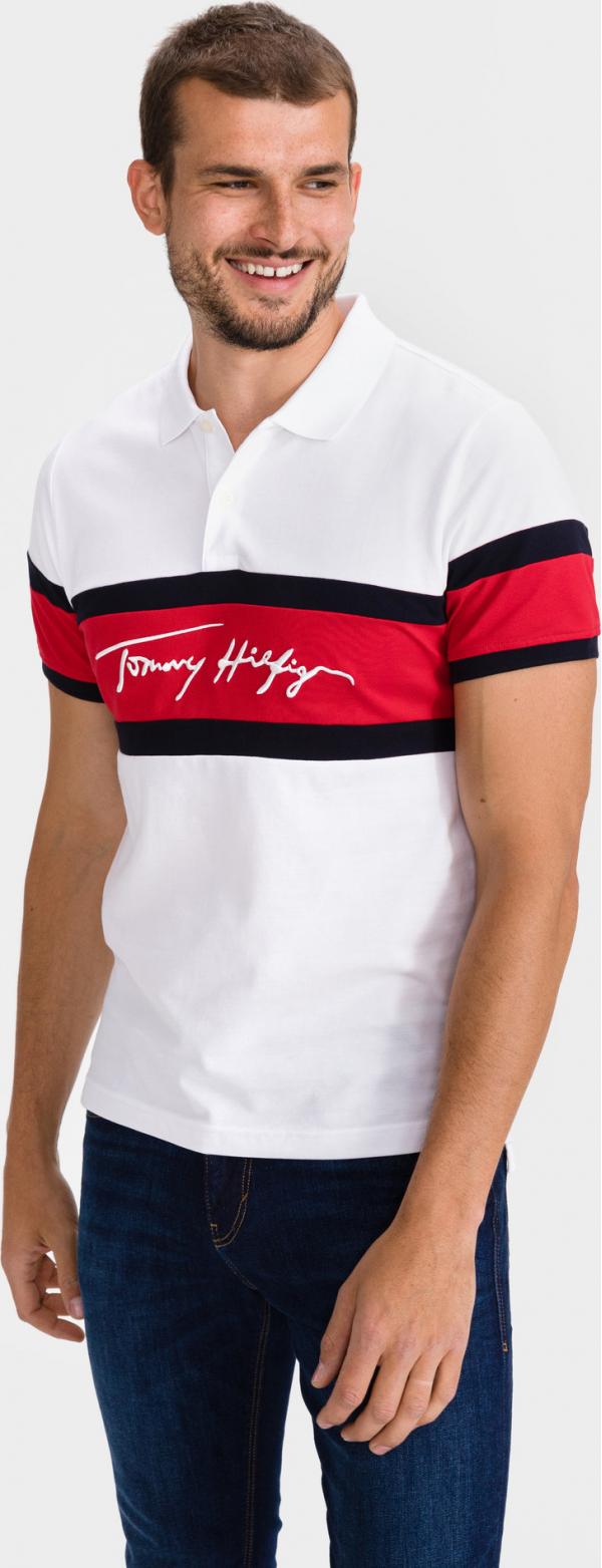 Signature Logo Polo triko Tommy Hilfiger