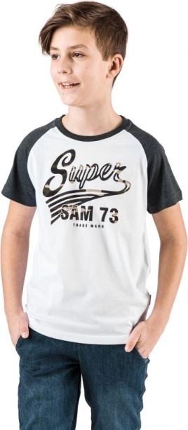 SAM 73 Chlapecké triko OLIVER Bílá 116