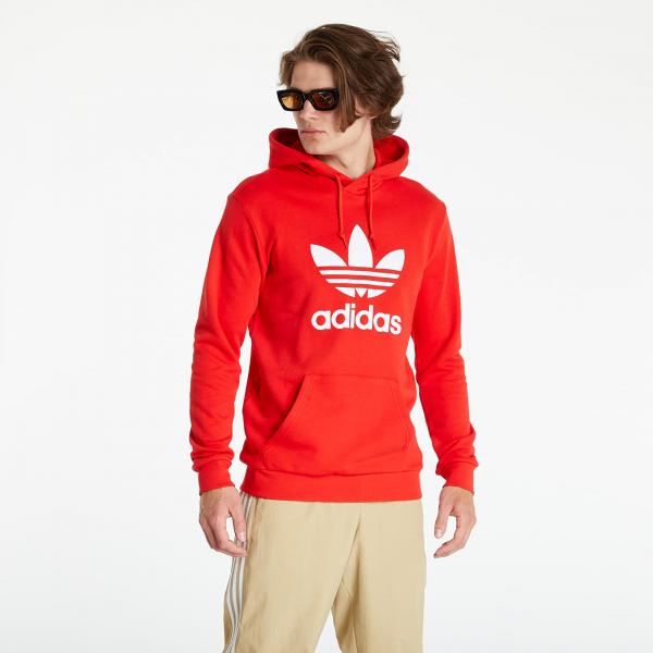 adidas Trefoil Hoody Red/ White