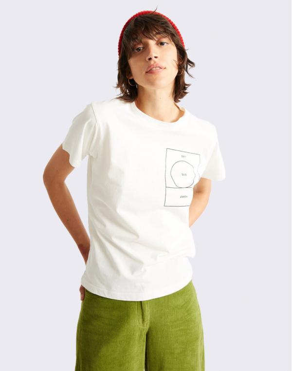 Thinking MU Ryan Carl T-Shirt SNOW WHITE XS