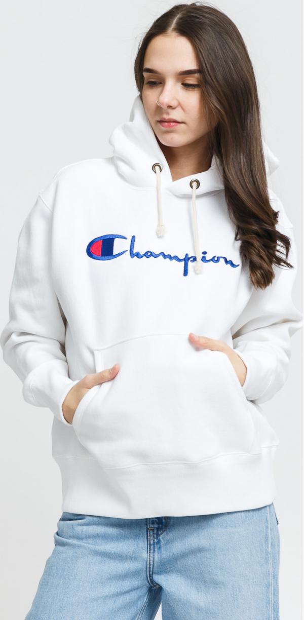 Champion Hooded weatshirt bílá