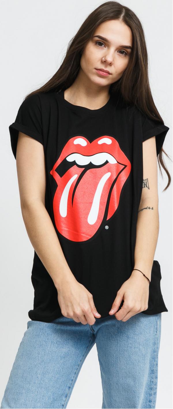Urban Classics adies Rillong tones Tongue Tee černé