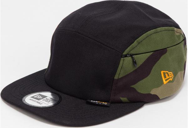 New Era Camo Side Camper černá / camo zelená