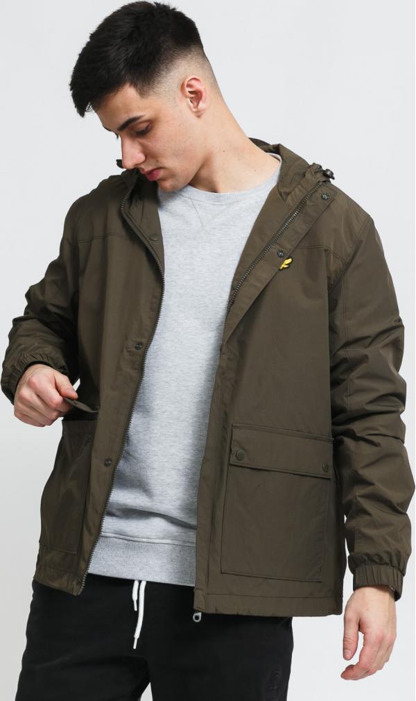 yle & Scott Hooded Pocket Jacket tmavě olivová