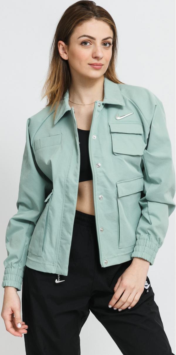 Nike W NSW Swoosh Woven Jacket zelená