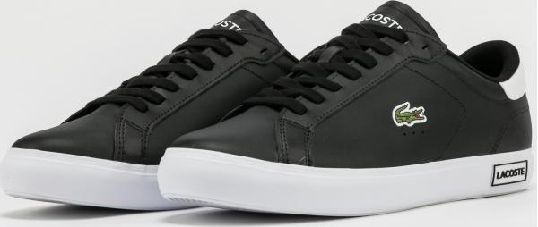 LACOSTE Powercourt Leather black / white
