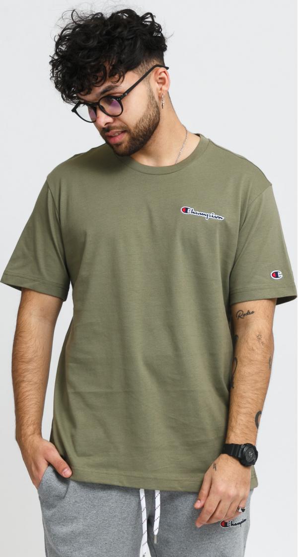 Champion Athletic Jersey Combed Tee olivové