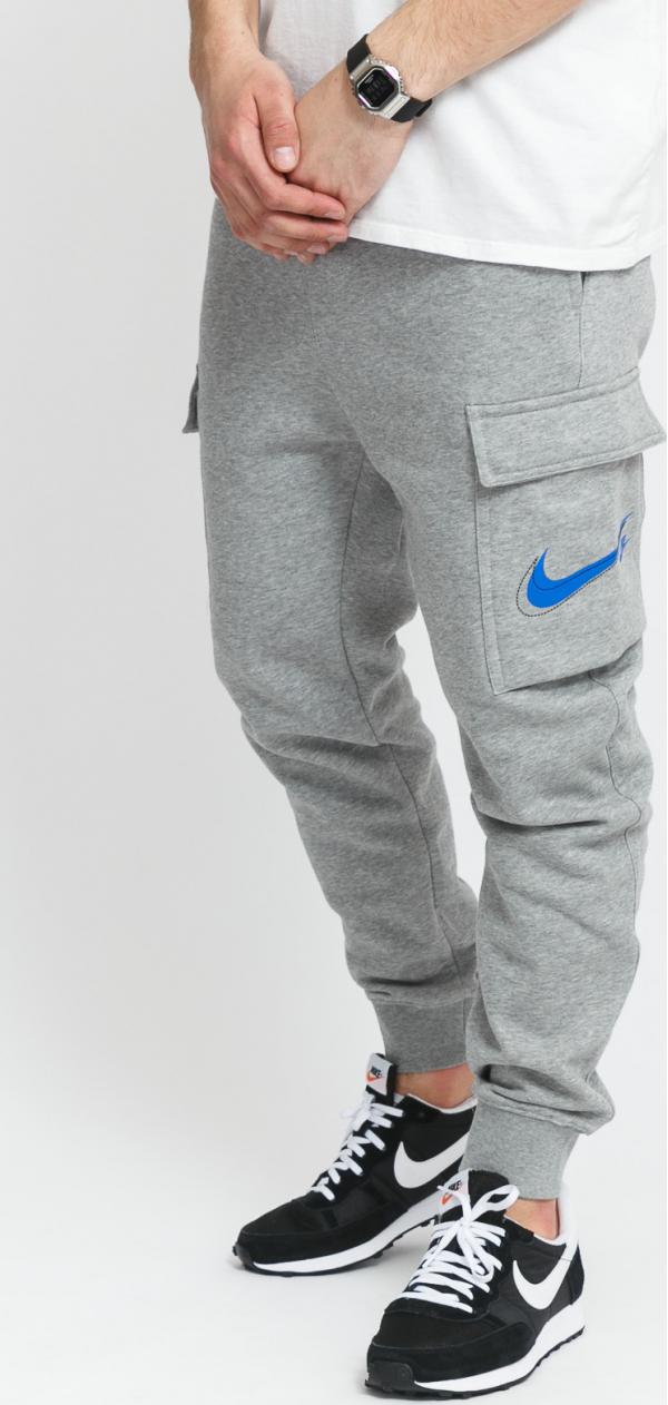 Nike M NSW Court Fleece Cargo Pant melange šedé