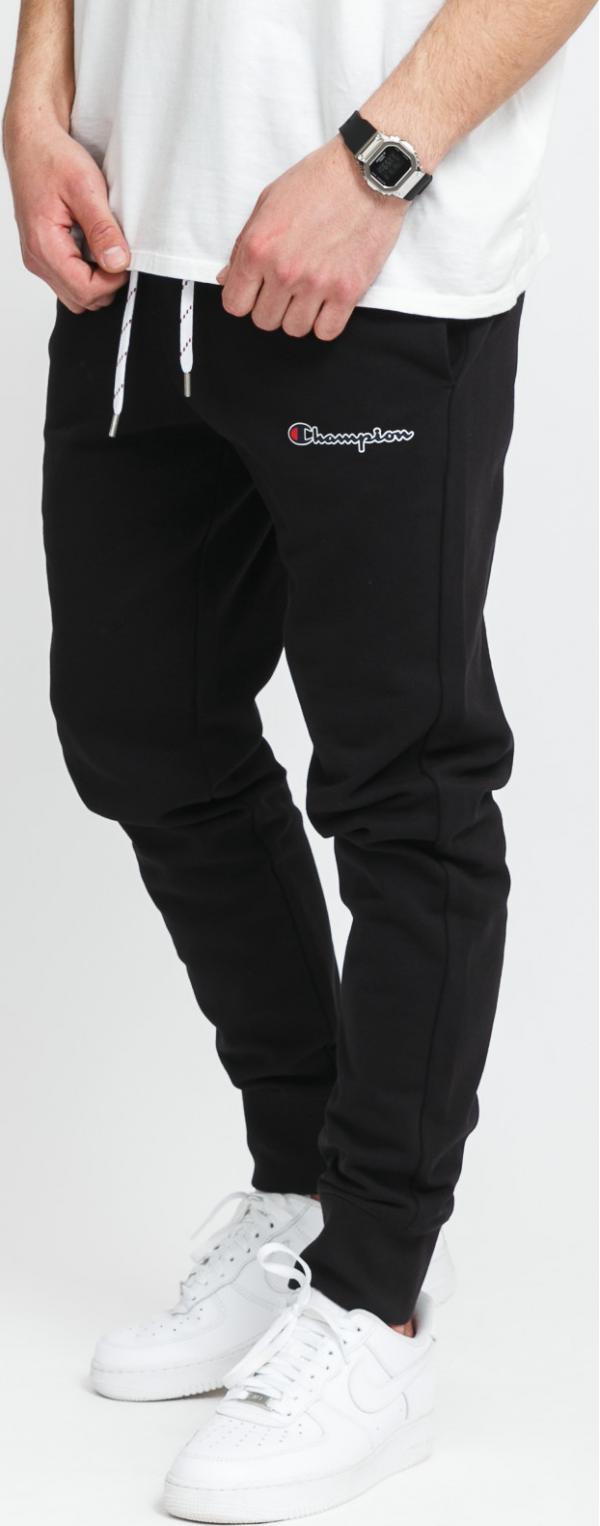 Champion Rib Cuff Pants černé