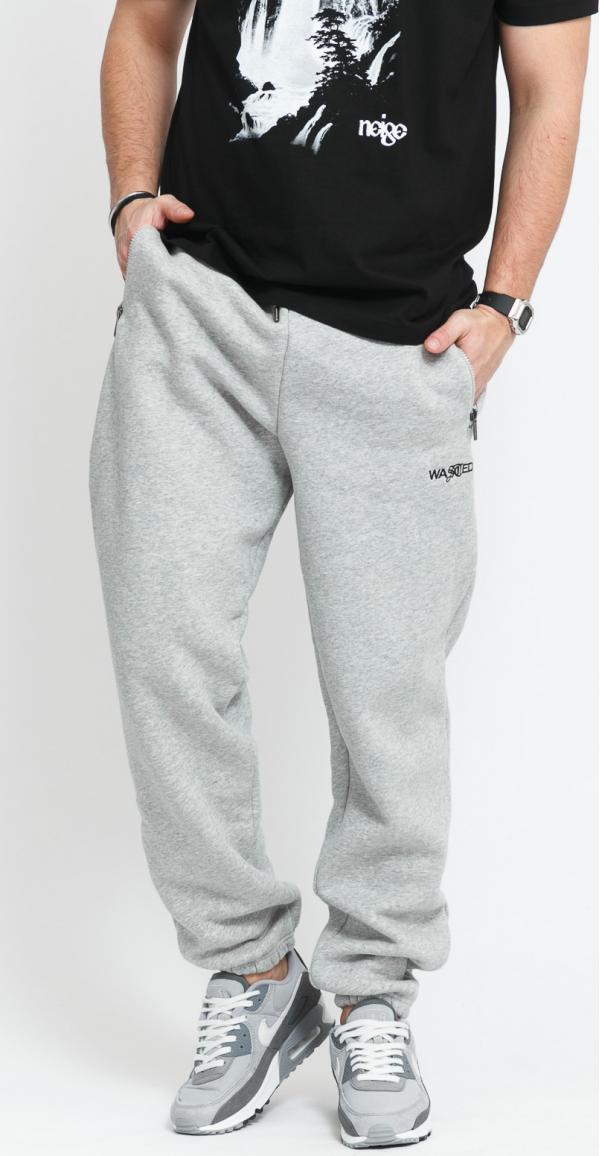 Wasted Paris Essential Jogging Pants melange šedé