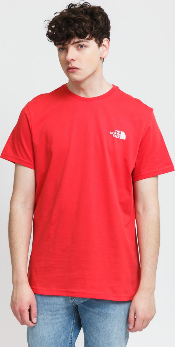 The North Face  SS Simple Dome Tee červené