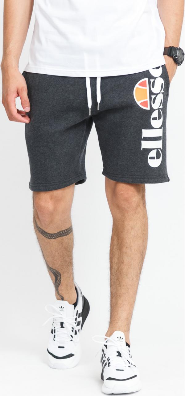 ellesse Bossini Fleece Short melange tmavě šedé