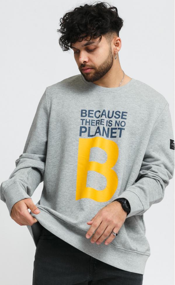 Ecoalf M Great Balf Sweatshirt melange šedá