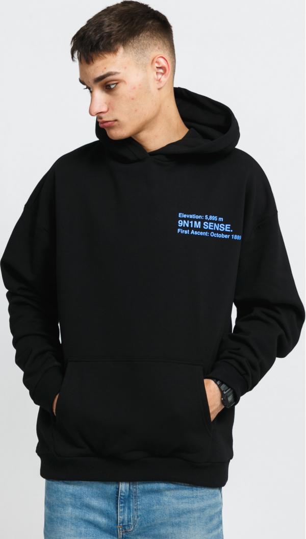 9N1M SENSE. Altani 3 Hoodie černá / modrá