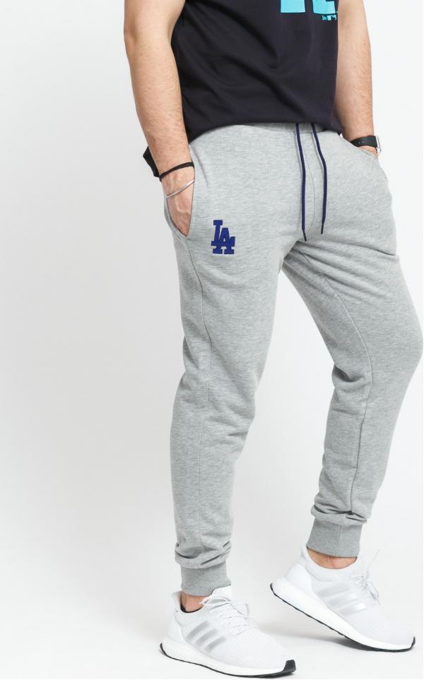 New Era LB Logo Jogger A melange šedé