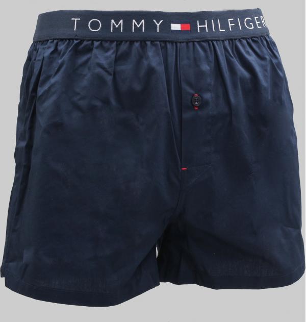 Tommy Hilfiger Cotton Woven Boxer Icon C/O navy
