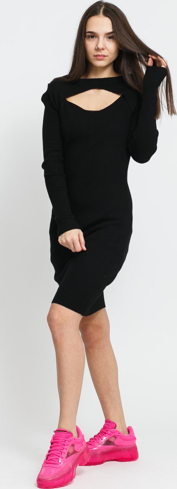 Urban Classics adies Cut Out Dress černé