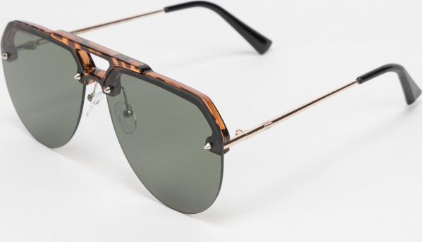 Urban Classics Sunglasses Toronto zelené / růžovězlaté