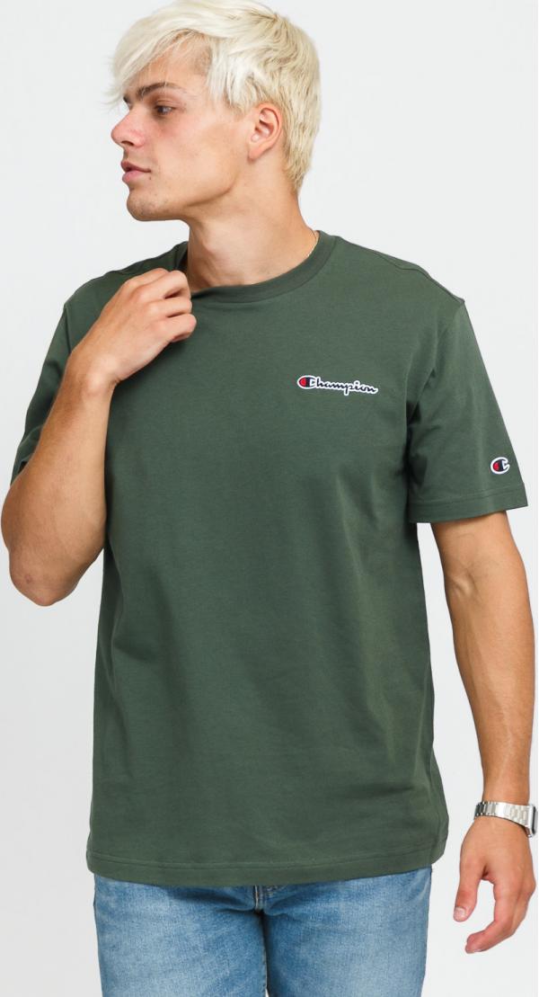 Champion Crewneck T-Shirt olivové