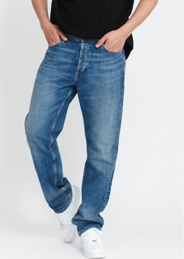 Carhartt WIP Marlow Pant blue mid used wash