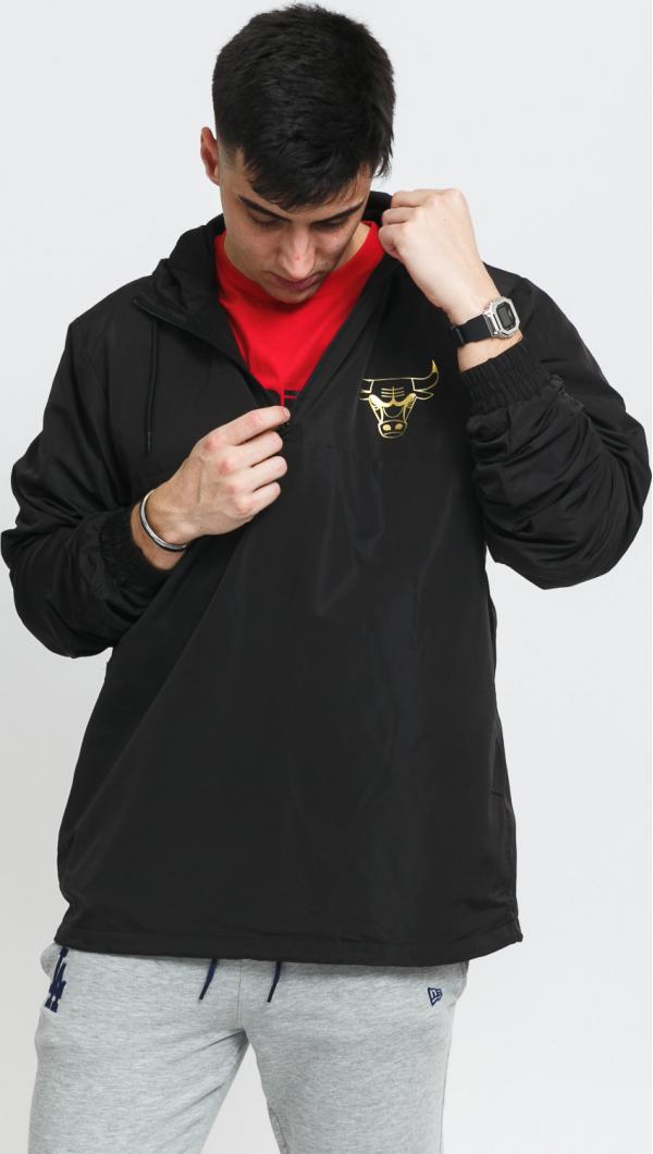 New Era NBA etalic Windbreaker Chicago Bulls černá