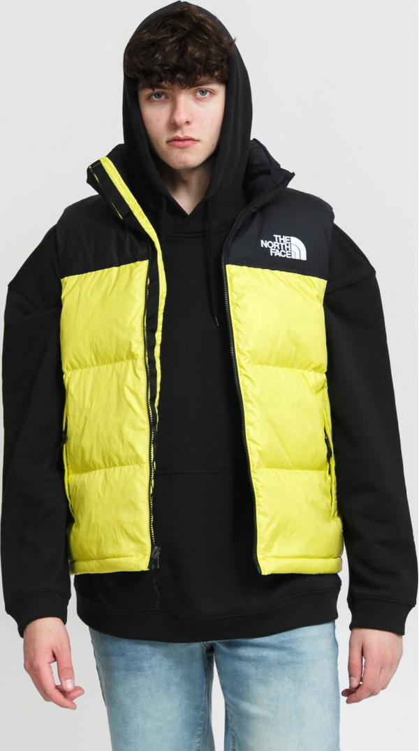 The North Face  1996 Retro Nuptse Vest žlutozelená / černá