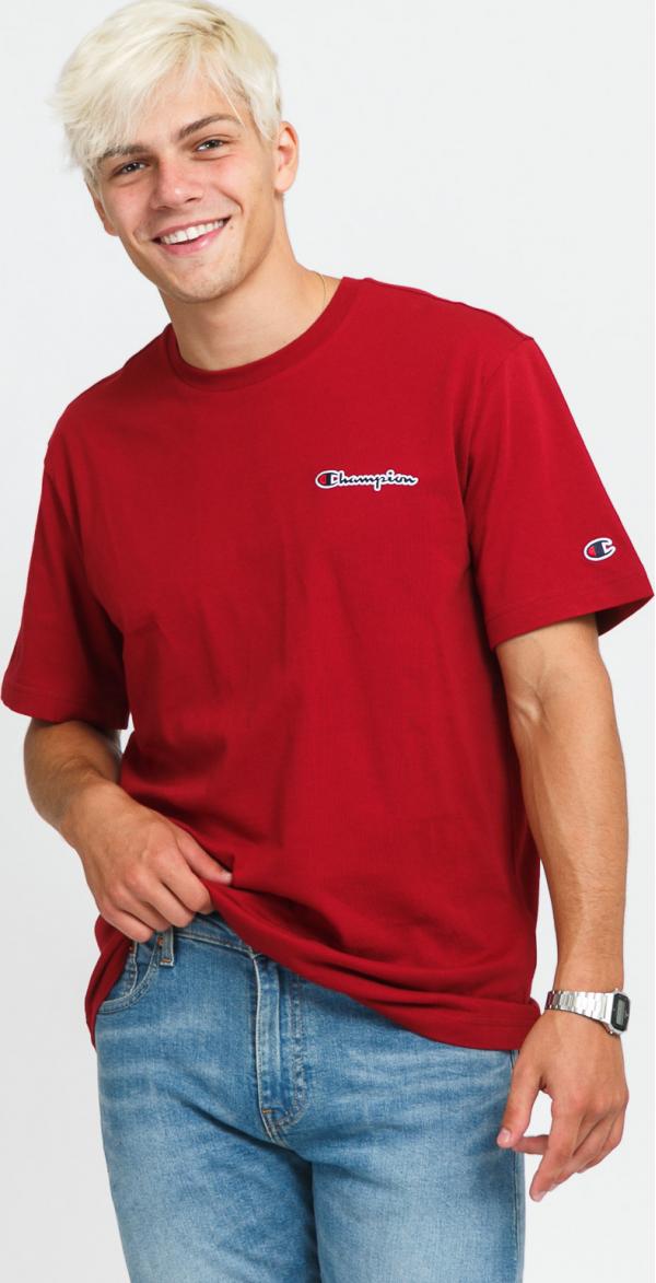 Champion Crewneck T-Shirt vínové